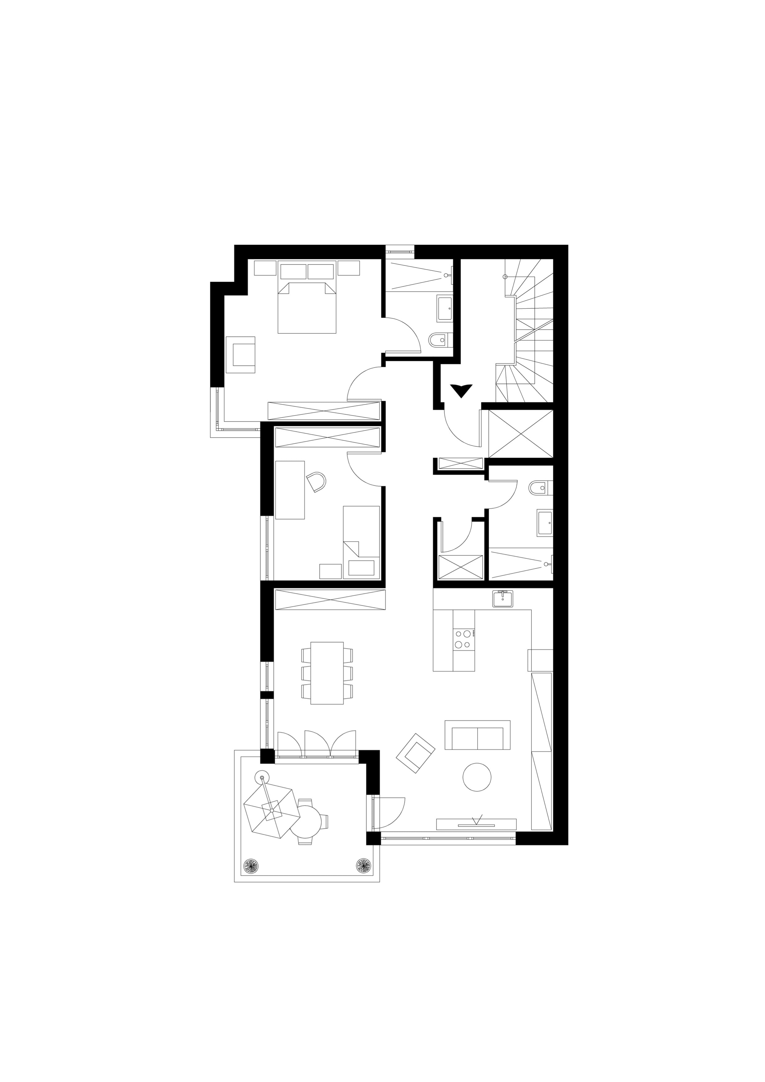 Grundriss WE 02 – Riverside Living Koblenz-Pfaffendorf